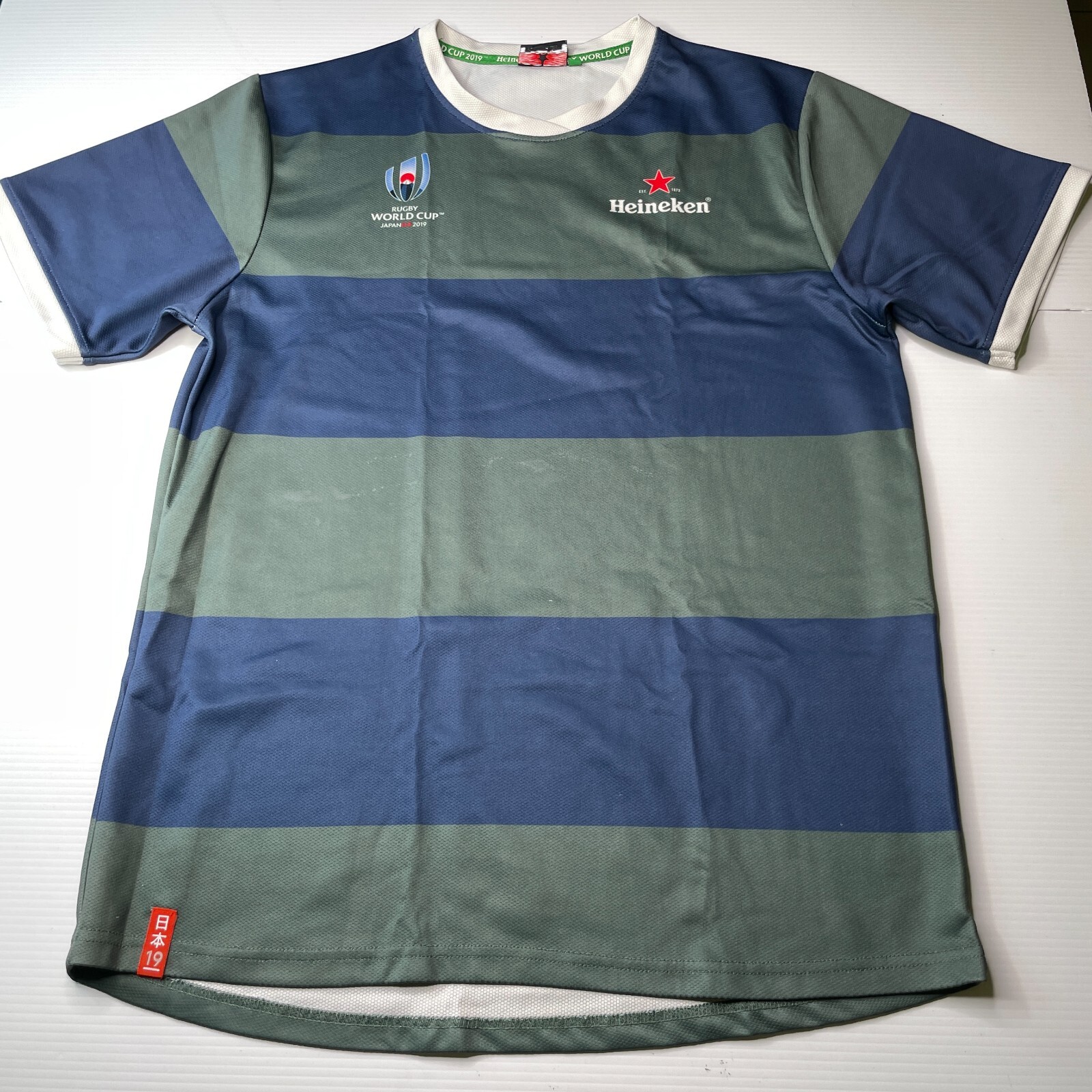 Купить Футболка Футболка Heineken Japan Rugby World Cup 2019 Мужскаяфутболка размер XL повседневная спортивная, цена 3 790 руб — (404188903394)